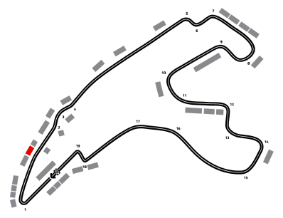 Mapa de F1 Grand Prix Bélgica 2026 - Ardennes Club | Gold 2