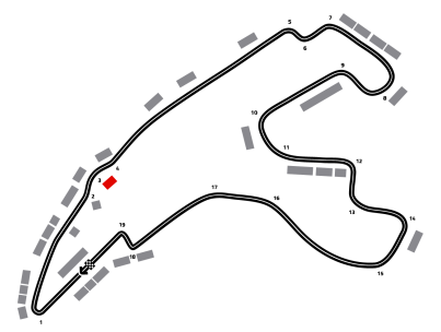 Mapa de F1 Msc Cruises Grand Prix Estados Unidos 2026 - Experiencia Champions Club 3-Days | Eau Rouge