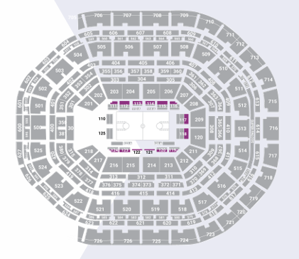 Mapa de NBA Mexico City Game 2026 - Pacers vs. Nuggets