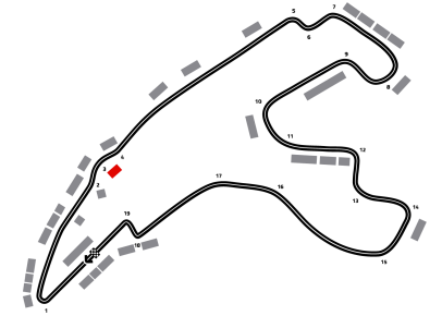 Mapa de F1 Grand Prix Bélgica 2026 - Champions Club 3-Days | Eau Rouge