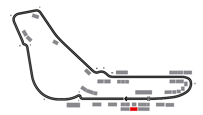Mapa de F1 Pirelli Grand Prix Italia 2026 - F1® Experiences Live | Centrale