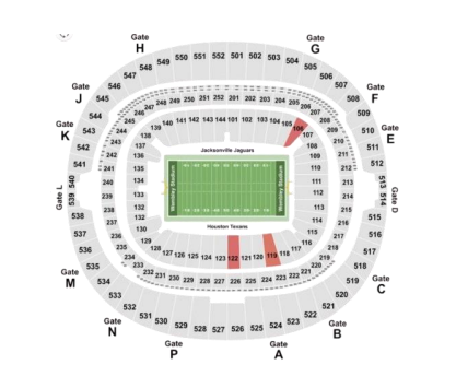 Mapa de Paquetes VIP para Houston vs Jacksonville Juego en Londres