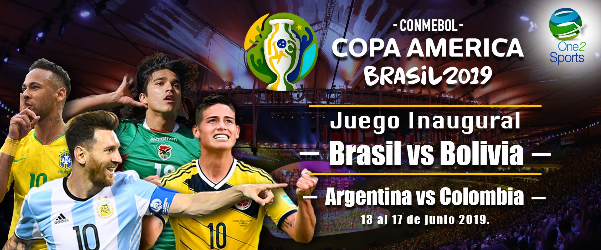 Juego Inaugural y Argentina vs Colombia | One2 Travel Group
