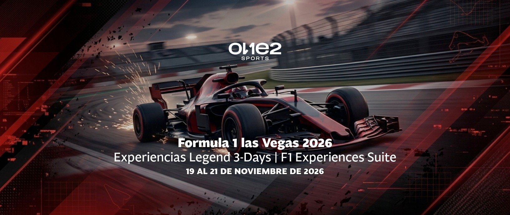 F1 las Vegas 2026 - Experiencias Legend 3-Days | F1 Experiences Suite