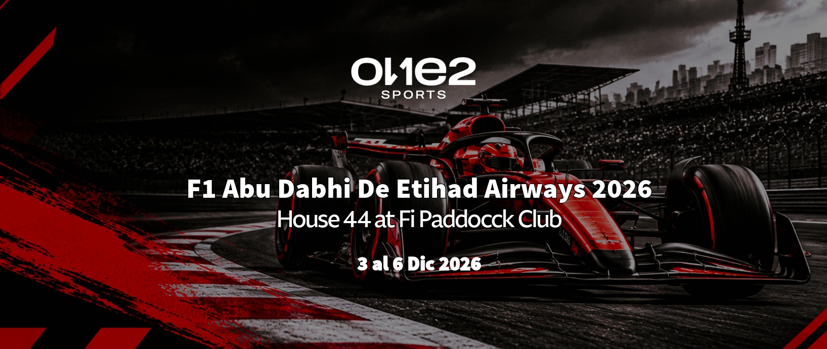 F1 Abu Dabhi de Etihad Airways 2026 - House 44 at F1 Paddock Club