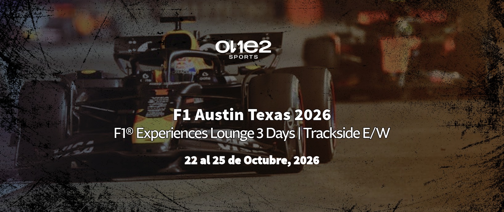 F1 Austin Texas 2026 - F1® Experiences Lounge 3-Days | Trackside E/W