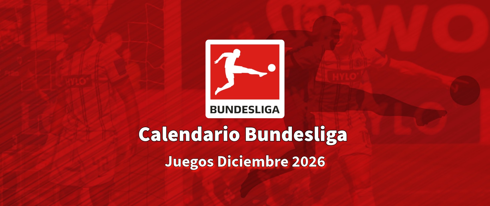 Calendario Bundesliga 2026 - Diciembre