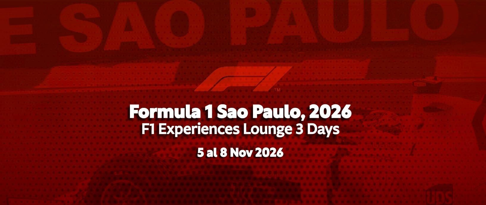 F1 Grand Prix São Paulo 2026 - F1 Experiences Lounge 3 Days