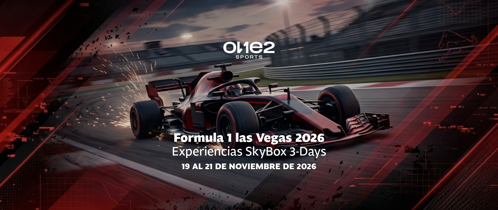 F1 las Vegas 2026 - Experiencias SkyBox 3-Days