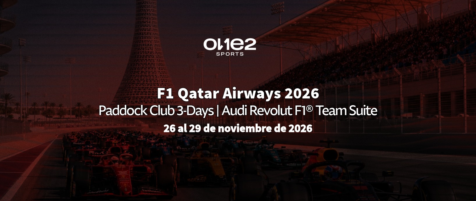 F1 Qatar Airways 2026 - Paddock Club 3-Days | Audi Revolut F1® Team Suite