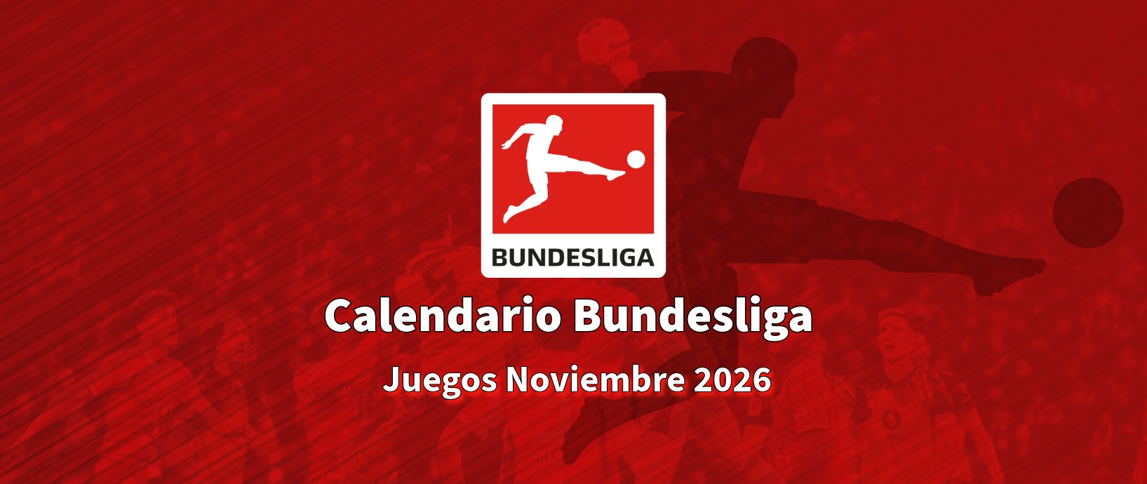 Calendario Bundesliga 2026 - Noviembre